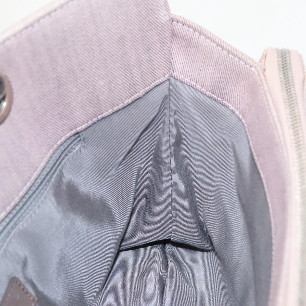 Chanel Pink Canvas Handbag (Pre-Owned)