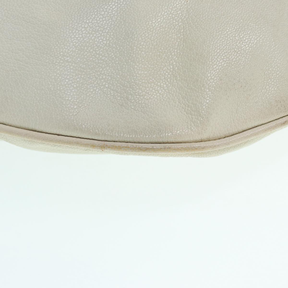 Gucci Hobo Beige Leather Shoulder Bag (Pre-Owned)