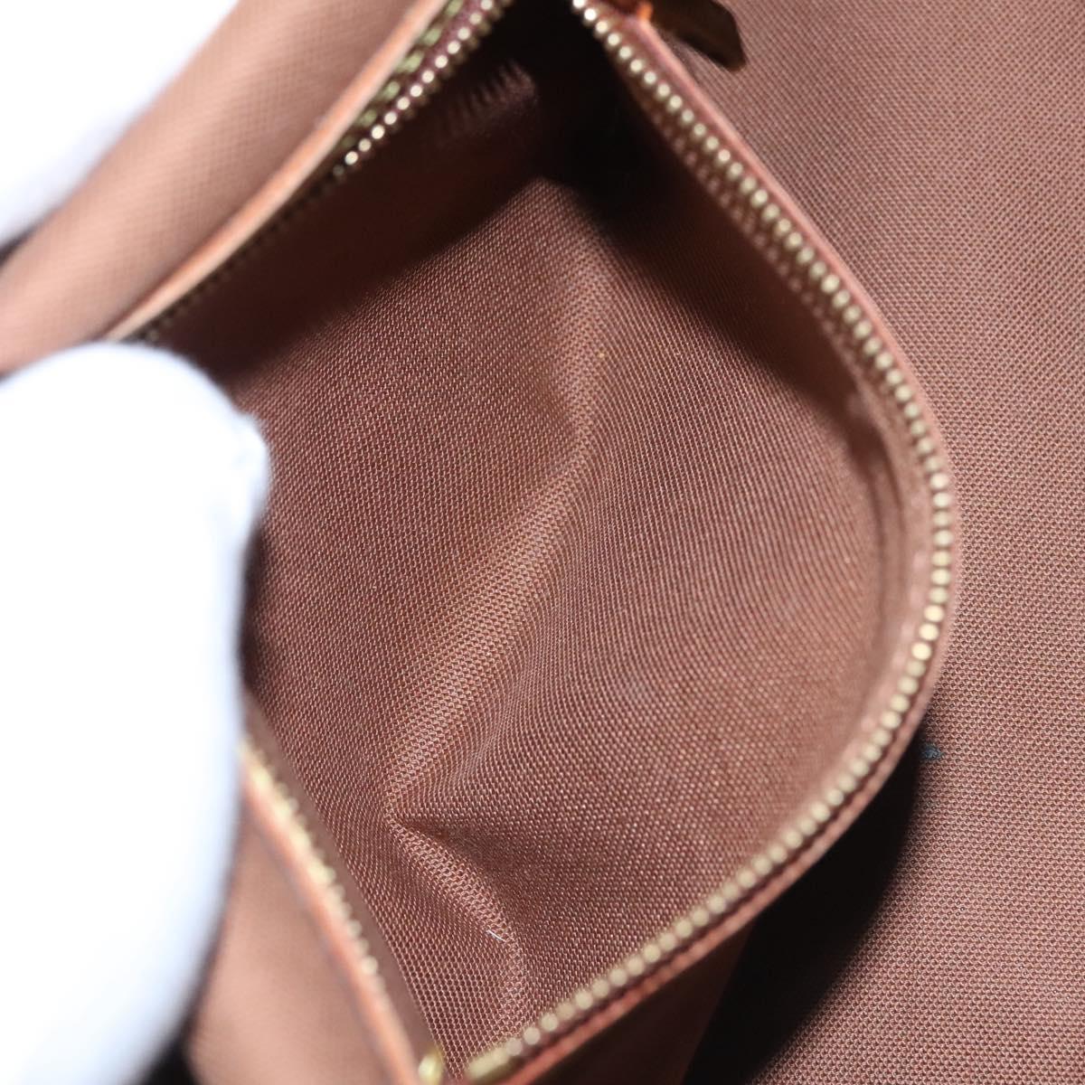 Louis Vuitton Mini Looping Brown Canvas Shoulder Bag (Pre-Owned)