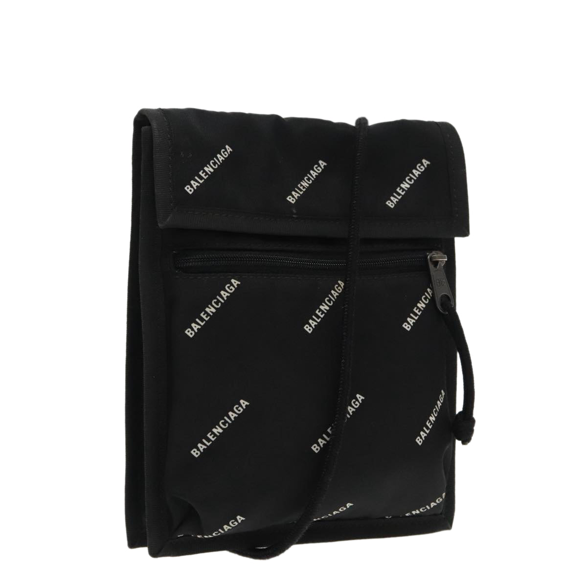Balenciaga Explorer Black Synthetic Clutch Bag (Pre-Owned)