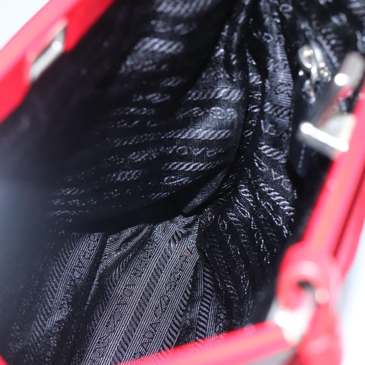 Prada Red Synthetic Shoulder Bag (Pre-Owned)