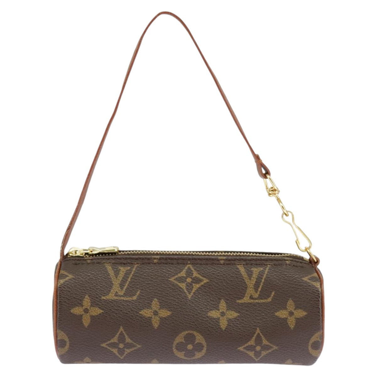 Louis Vuitton Papillon Brown Canvas Clutch Bag (Pre-Owned)