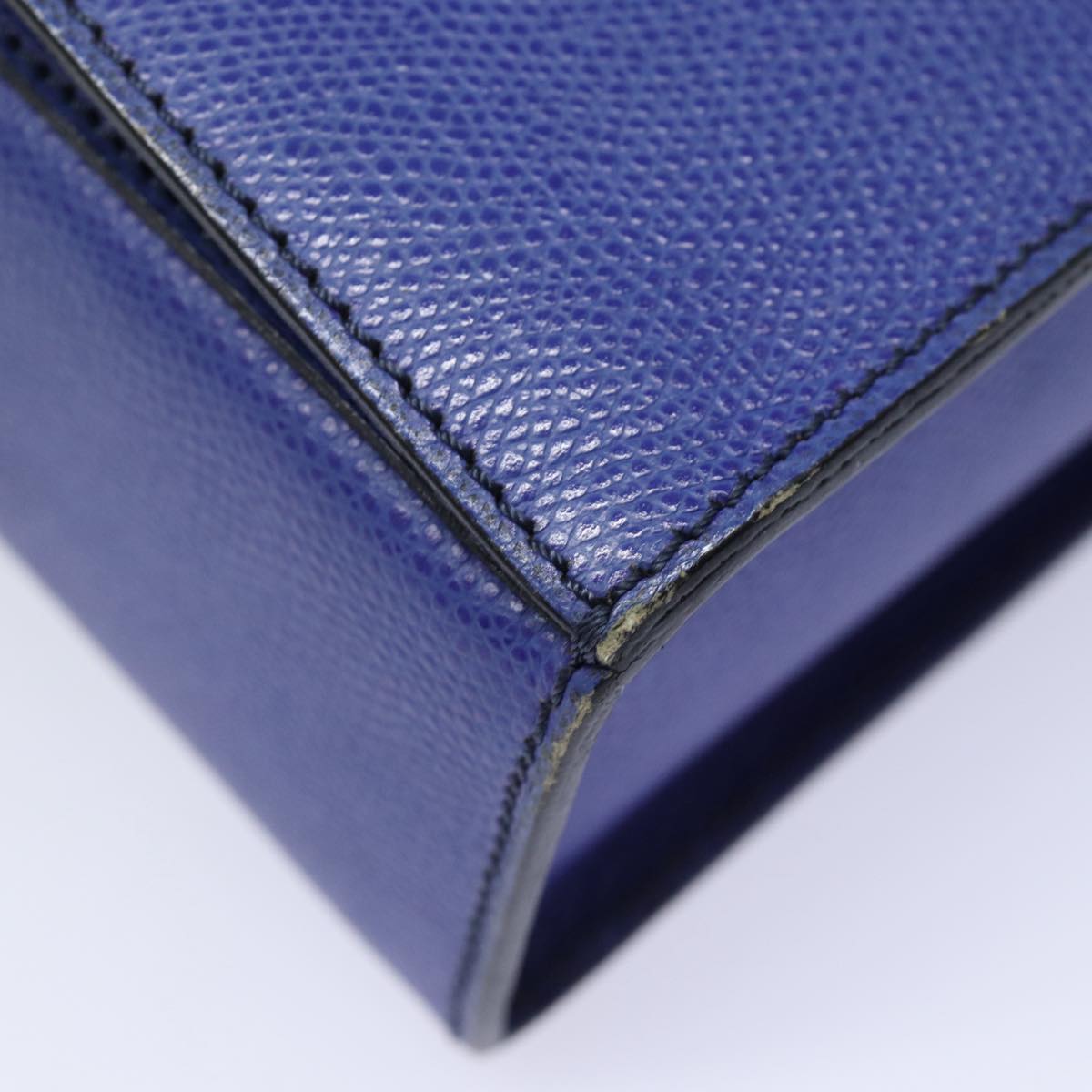 Céline - Blue Leather Shoulder Bag (Pre-Owned)