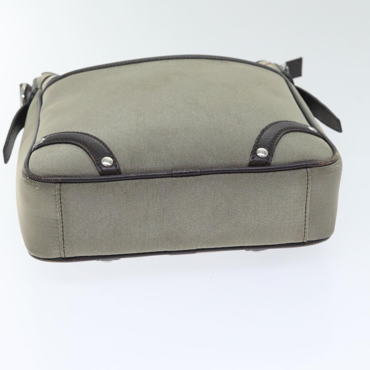 Burberry Nova Check Grey Synthetic Shoulder Bag (Pre-Owned)