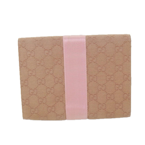 Gucci Pink Canvas Clutch Bag (Pre-Owned)