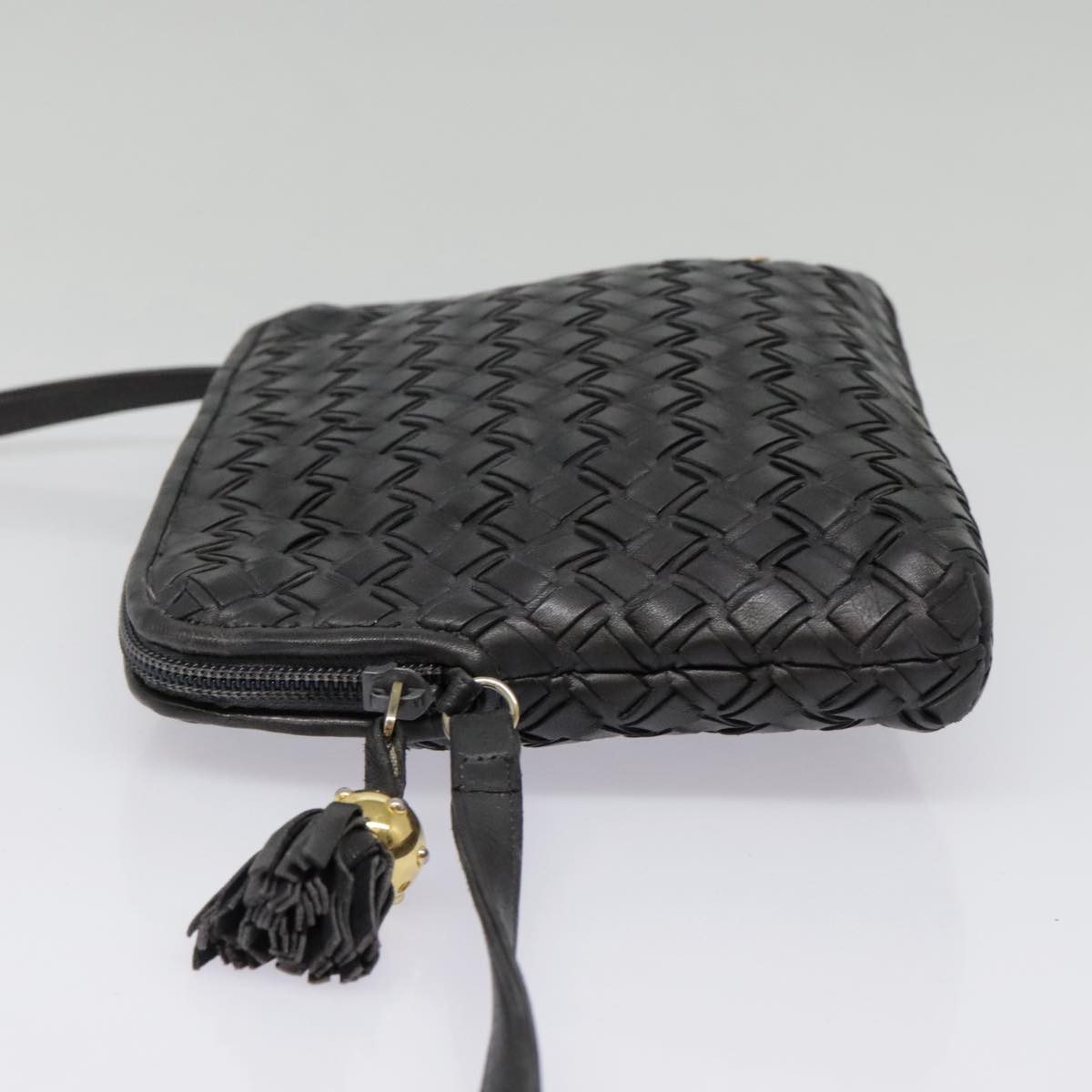 Bally Black Leather Shoulder Bag (Pre-Owned)
