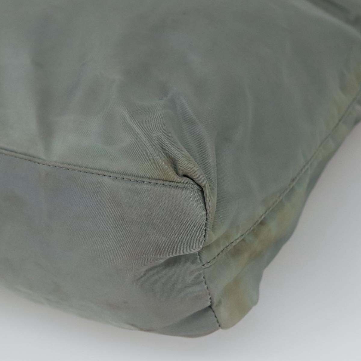 Prada Tessuto Khaki Synthetic Handbag (Pre-Owned)