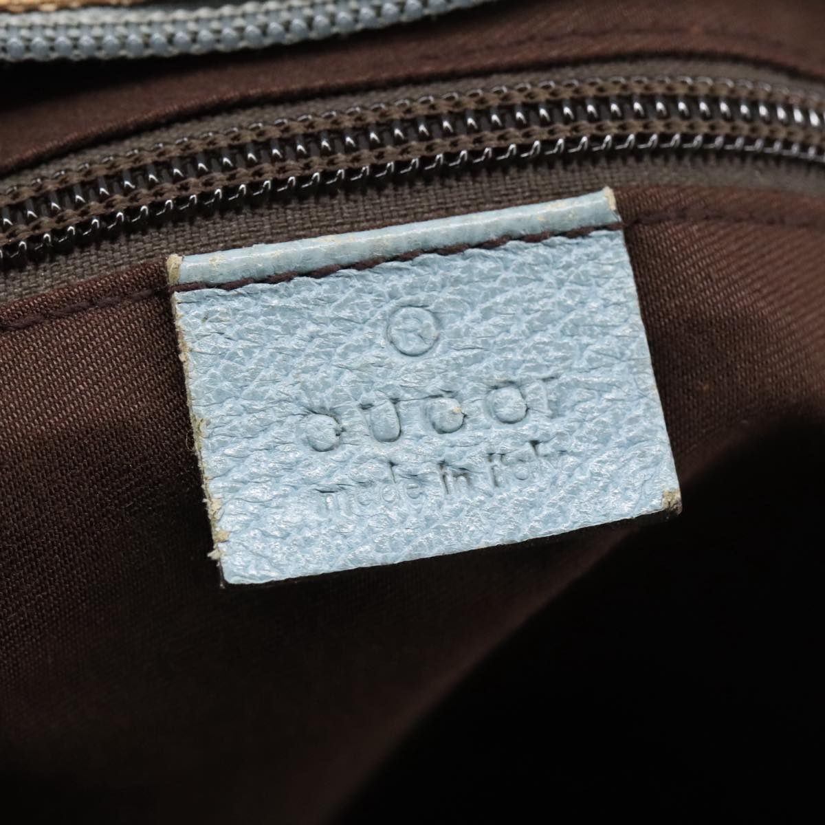 Gucci Beige Canvas Shoulder Bag (Pre-Owned)