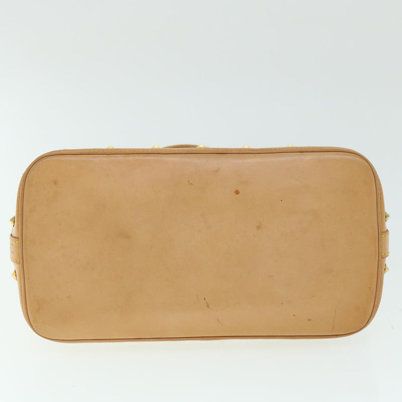 Louis Vuitton Alma White Canvas Handbag (Pre-Owned)