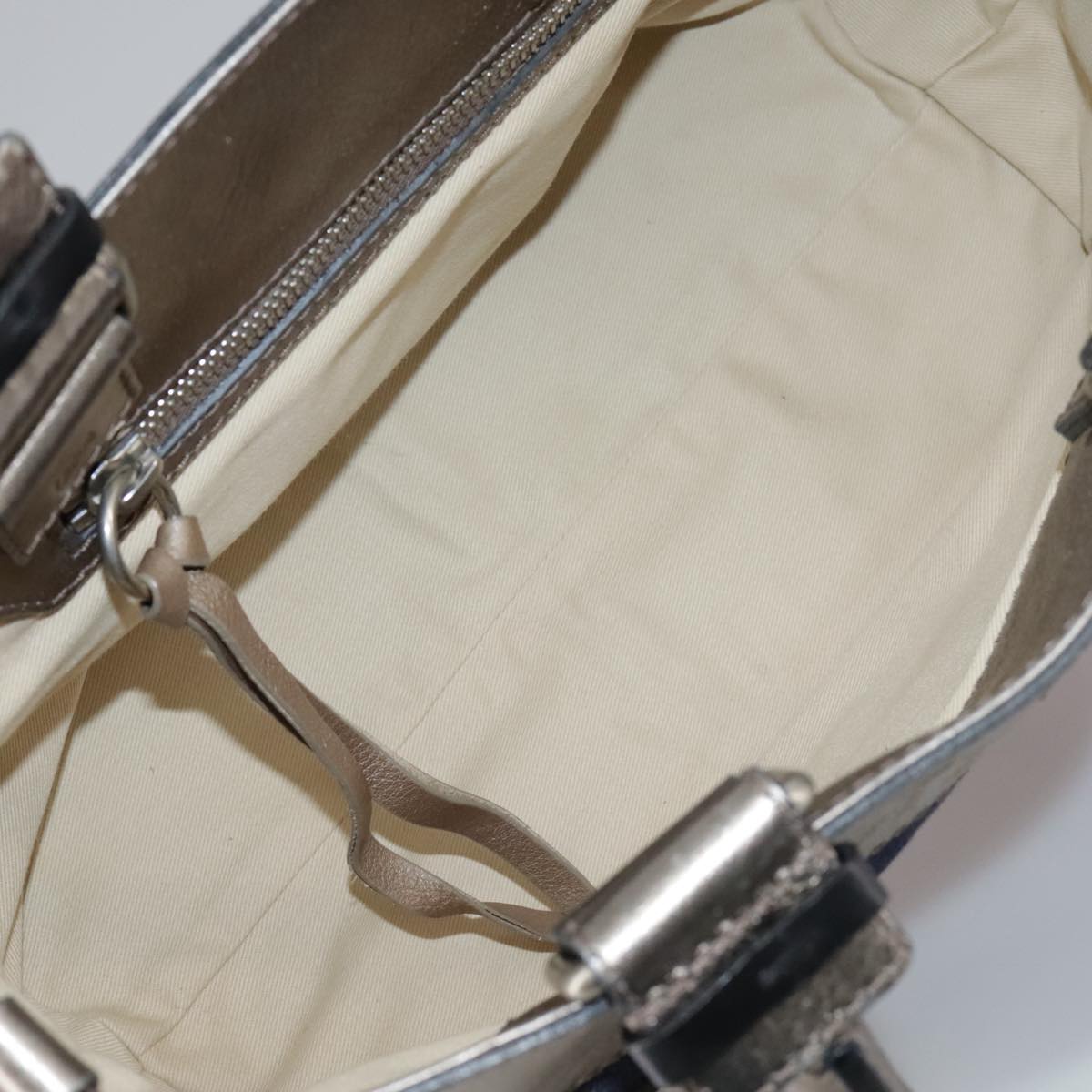 Chloé Blue Canvas Handbag (Pre-Owned)