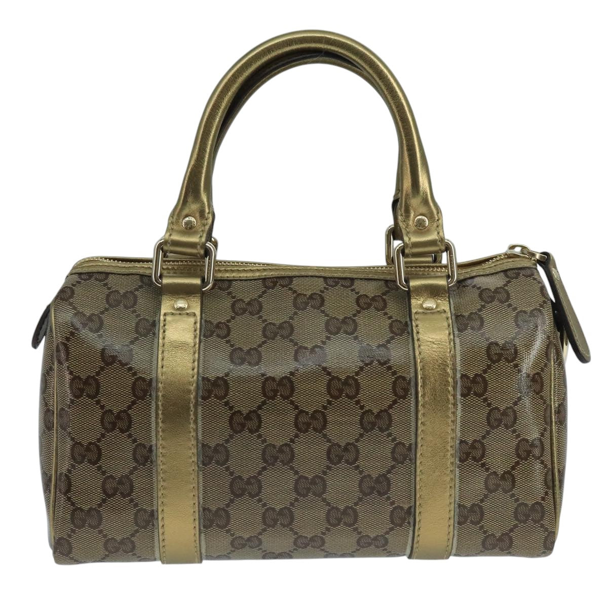 Gucci Gg Canvas Brown Canvas Handbag (Pre-Owned)