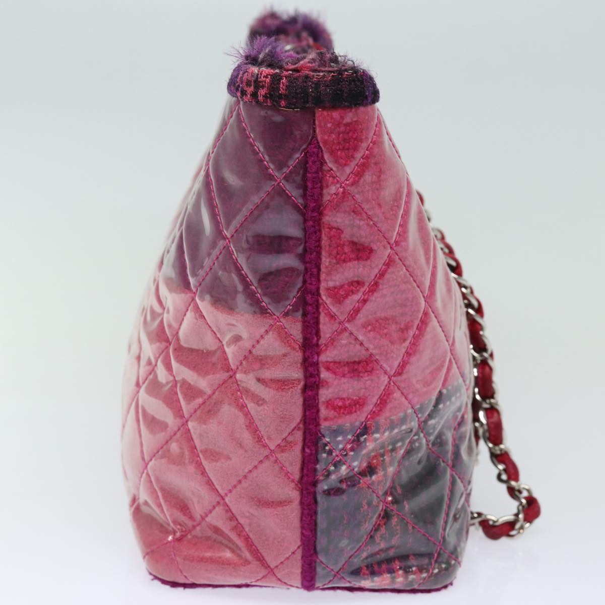 Chanel Matelassé Pink Vinyl Tote Bag (Pre-Owned)