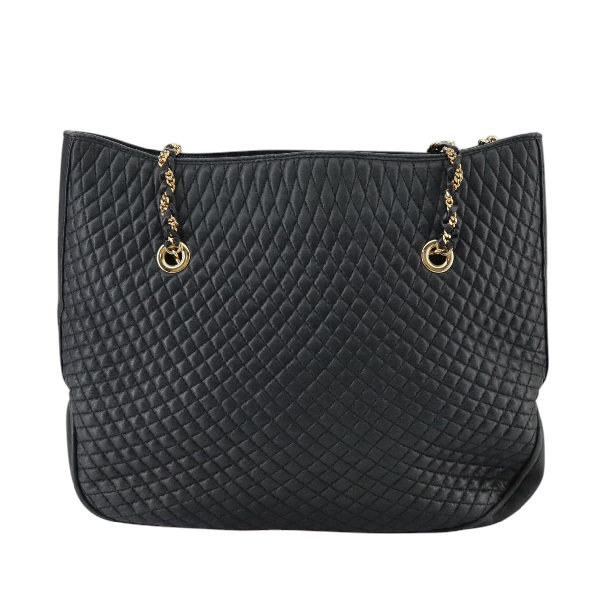 Bally Black Leather Tote Bag (Pre-Owned)