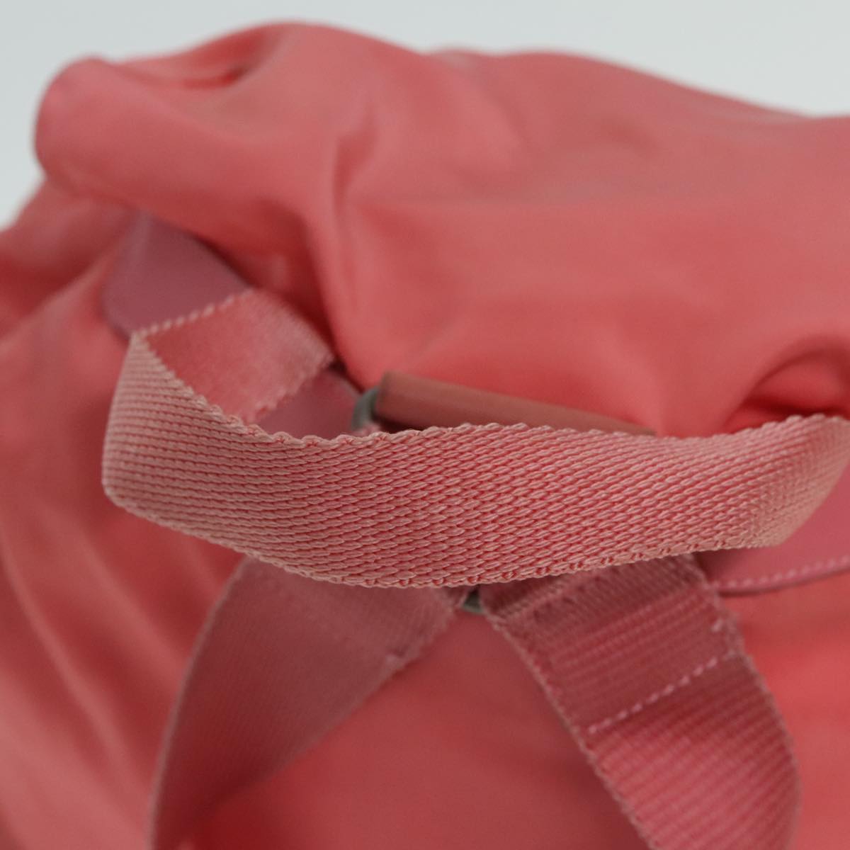 Prada Re-Nylon Pink Canvas Backpack Bag (Pre-Owned)