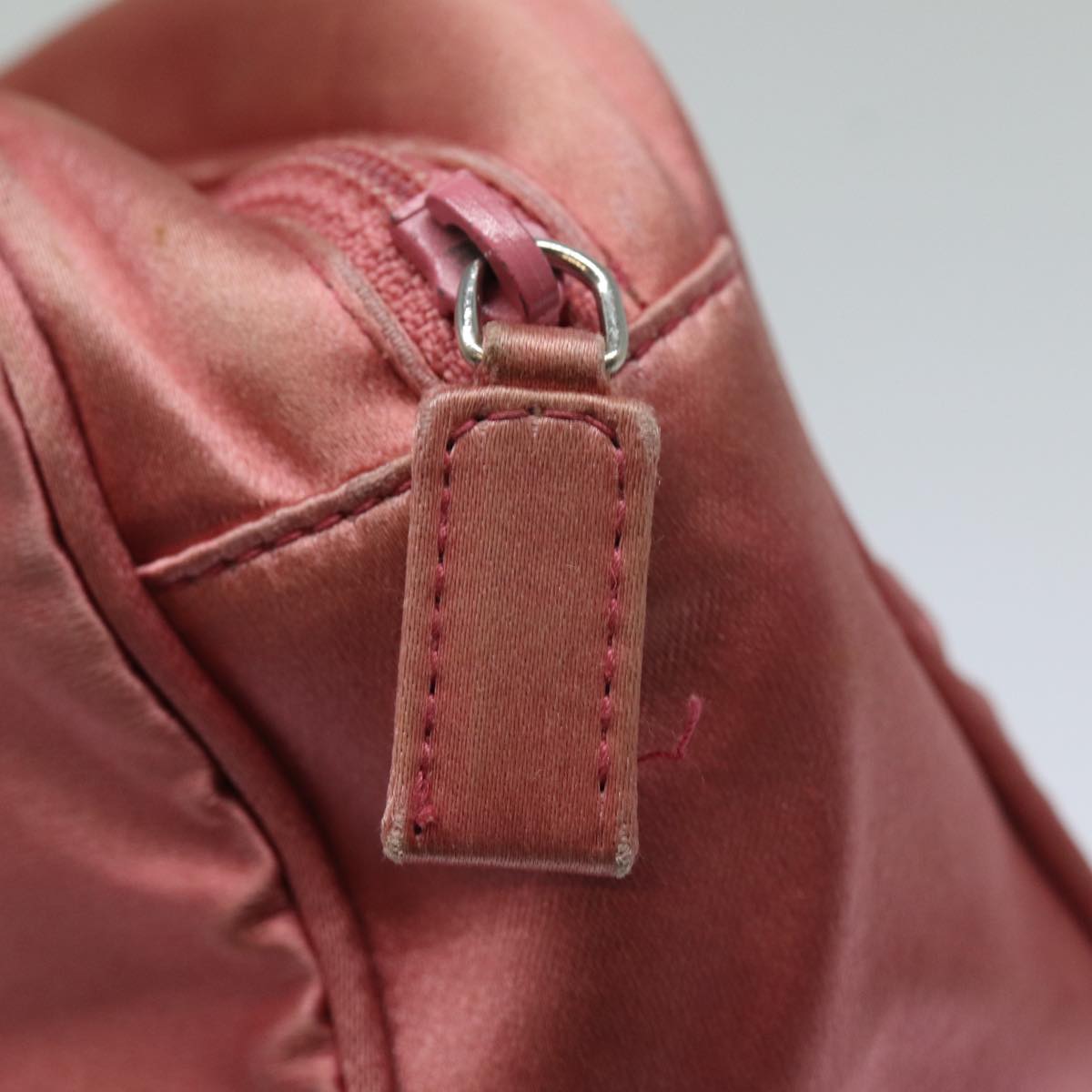 Prada Pink Canvas Clutch Bag (Pre-Owned)