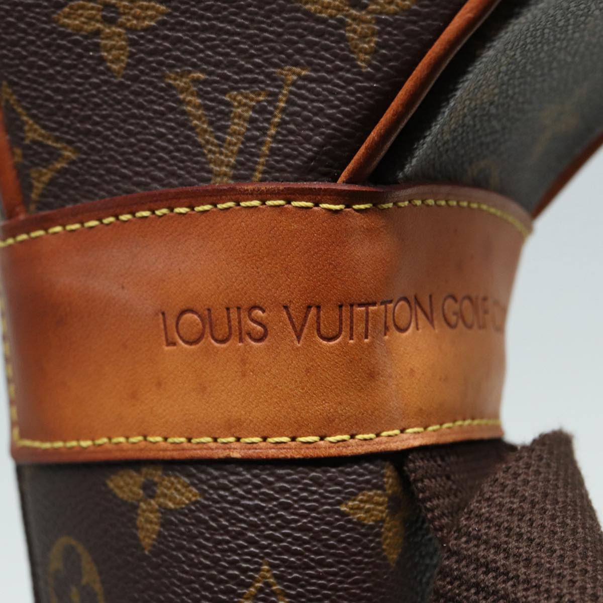 Louis Vuitton Lv America's Cup Brown Canvas Clutch Bag (Pre-Owned)