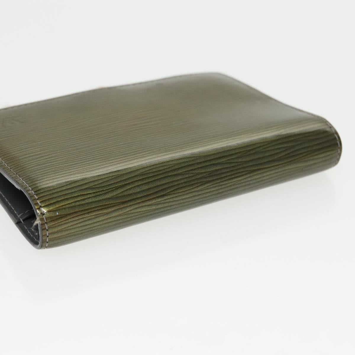 Louis Vuitton Agenda Pm Green Leather Wallet  (Pre-Owned)