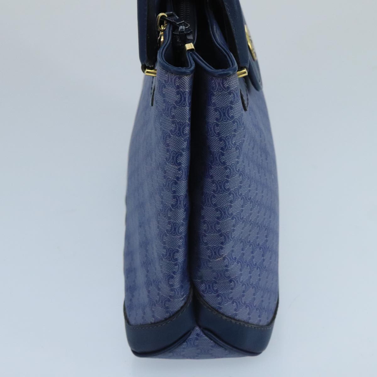 Céline Triomphe Navy Canvas Handbag (Pre-Owned)