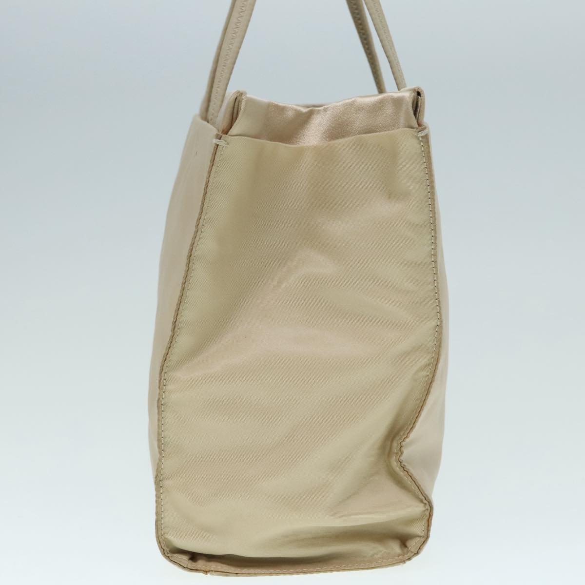 Prada Re-Nylon Beige Synthetic Handbag (Pre-Owned)