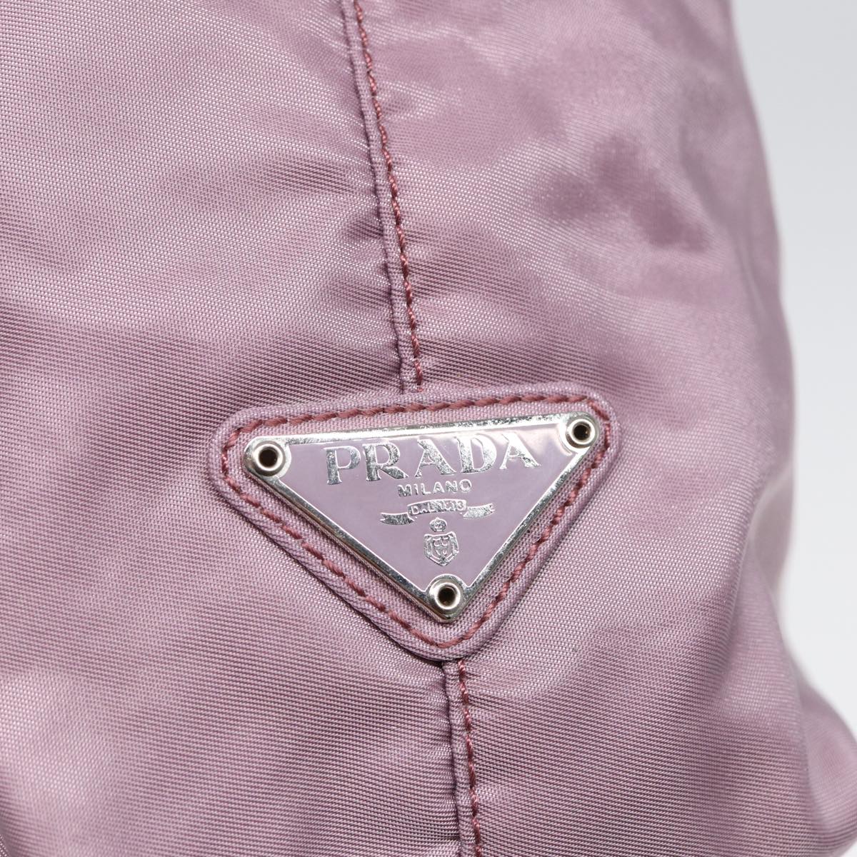 Prada Tessuto Pink Synthetic Handbag (Pre-Owned)