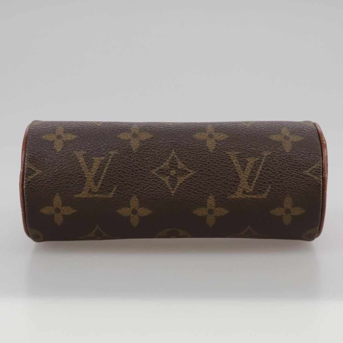 Louis Vuitton Mini Baby Papillon Brown Canvas Clutch Bag (Pre-Owned)