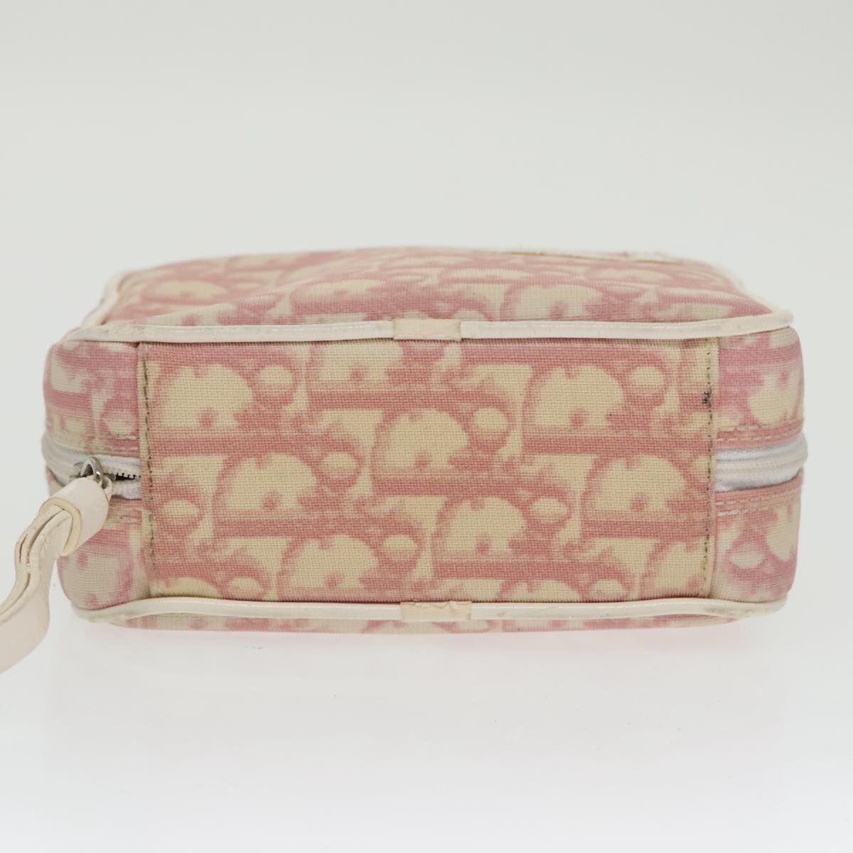 Dior Trotter Pink Canvas Clutch Bag (Pre-Owned)