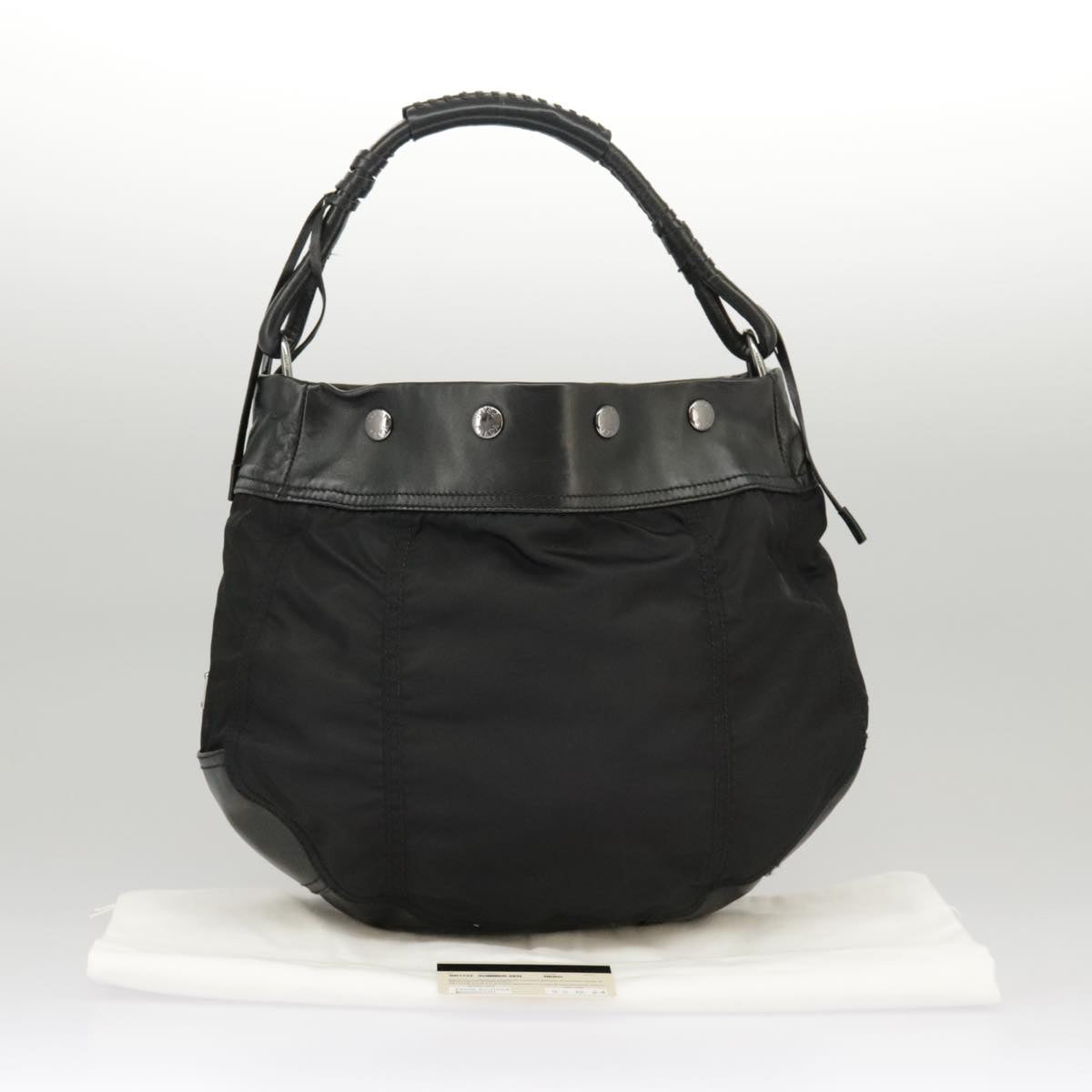 Prada Re-Nylon Black Synthetic Shoulder Bag (Pre-Owned)