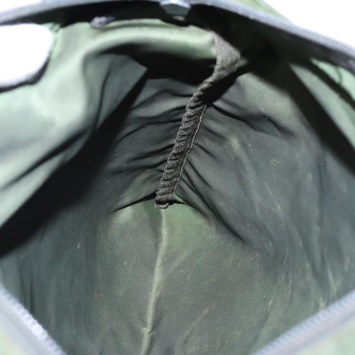 Prada Re-Nylon Khaki Canvas Shoulder Bag (Pre-Owned)