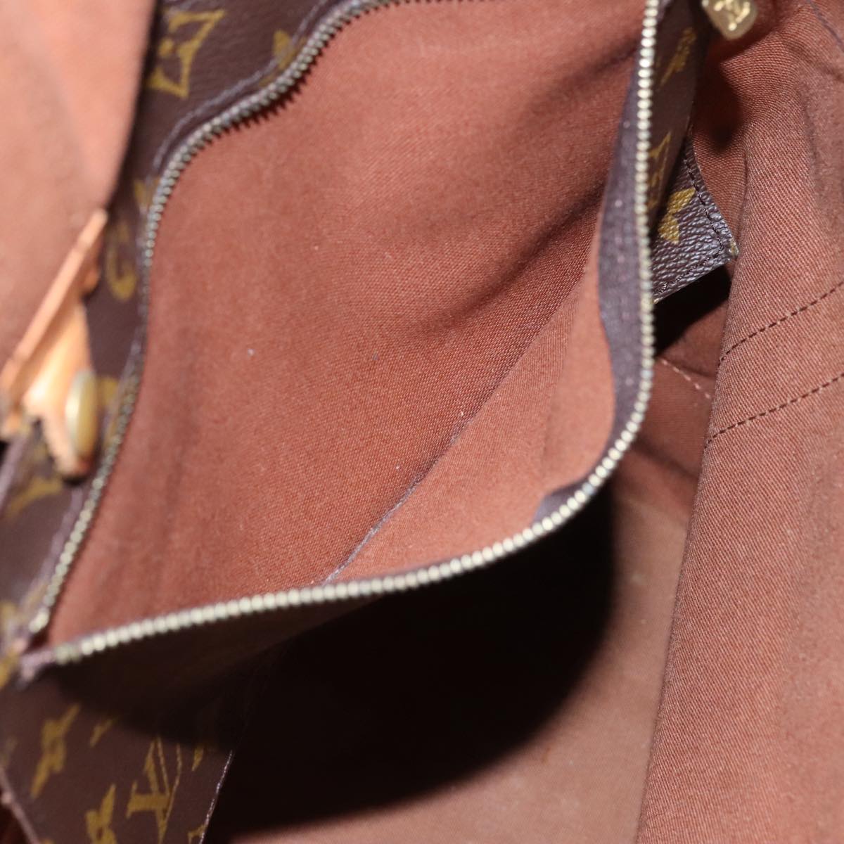 Louis Vuitton Randonnée Brown Canvas Shoulder Bag (Pre-Owned)