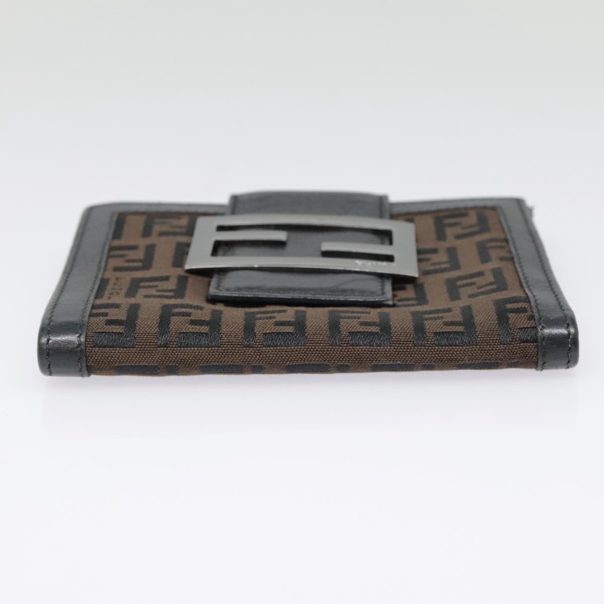 Fendi Zucca Brown Canvas Wallet  (Pre-Owned)