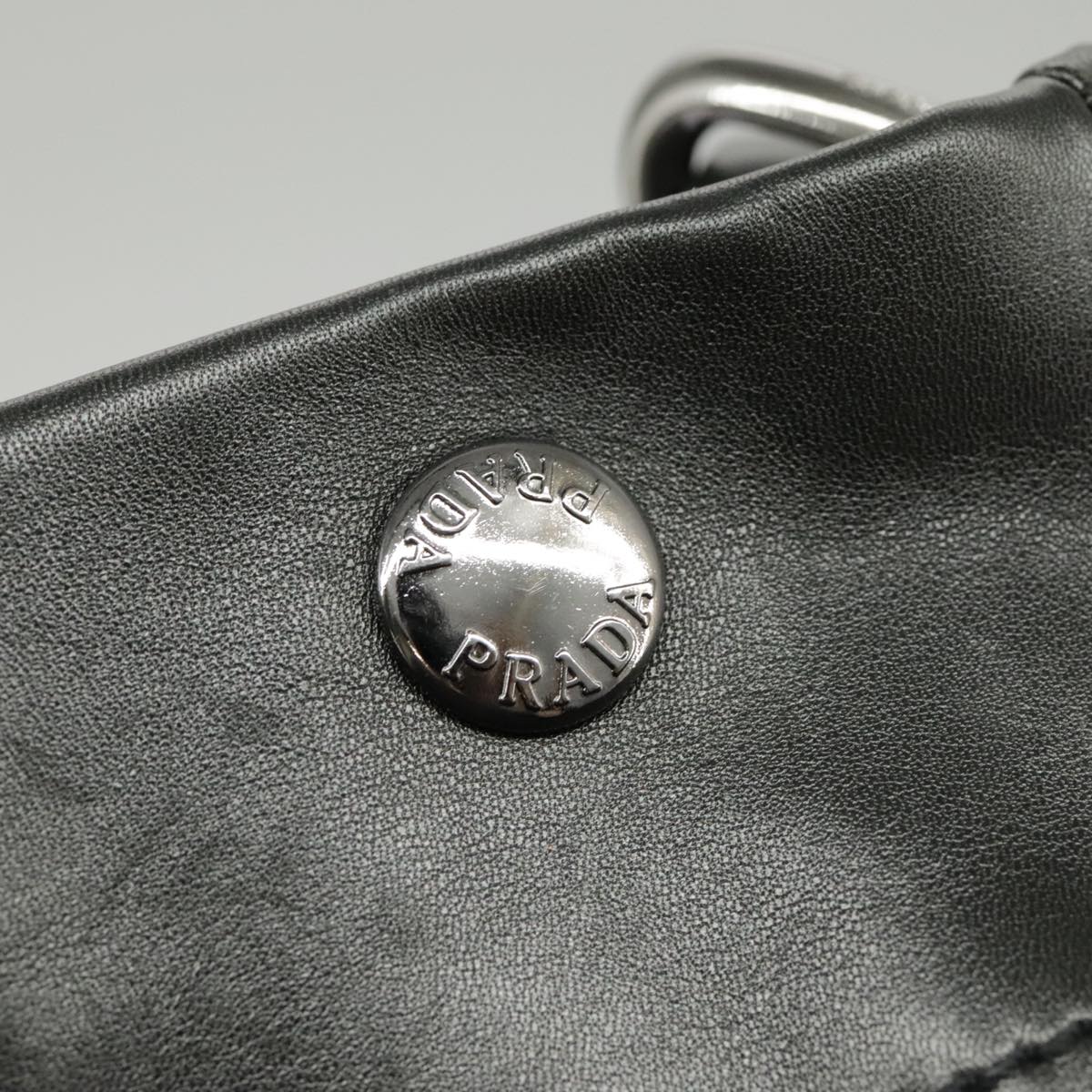 Prada Re-Nylon Black Synthetic Shoulder Bag (Pre-Owned)