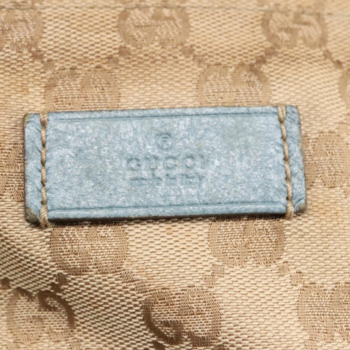 Gucci Beige Canvas Shoulder Bag (Pre-Owned)