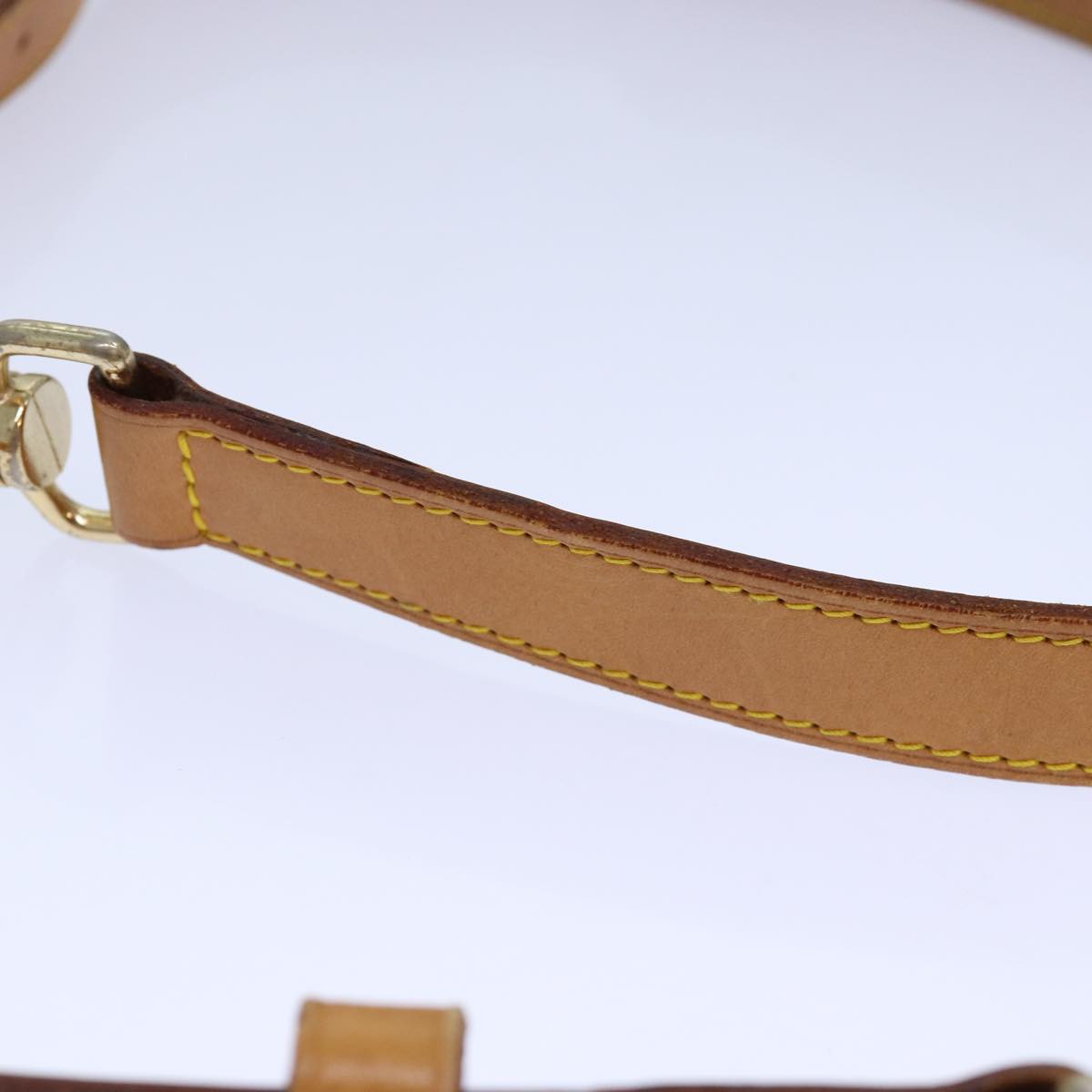 Louis Vuitton Bandoulière De Sac Beige Leather Bag Jewelry (Pre-Owned)