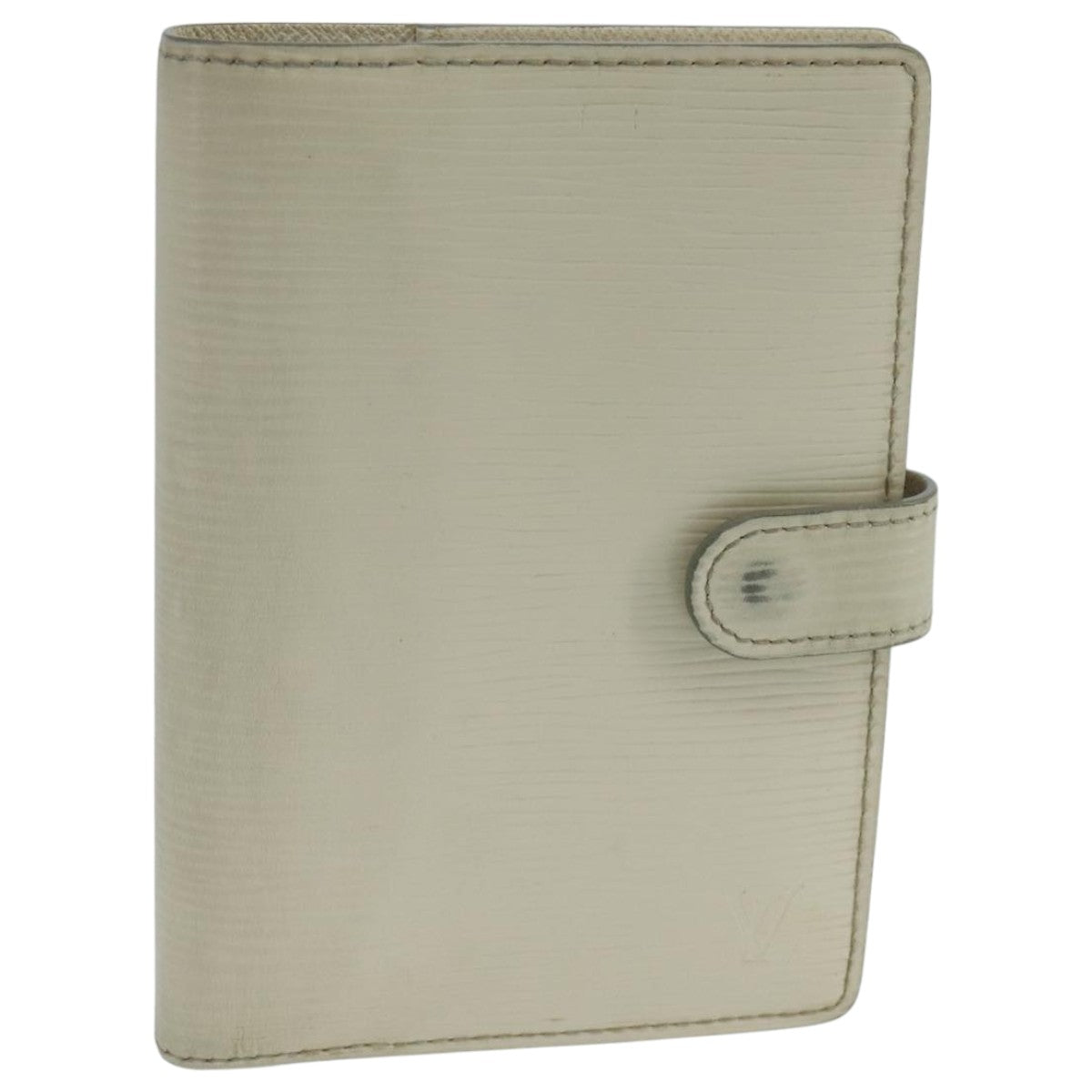 Louis Vuitton Agenda Pm White Leather Wallet  (Pre-Owned)