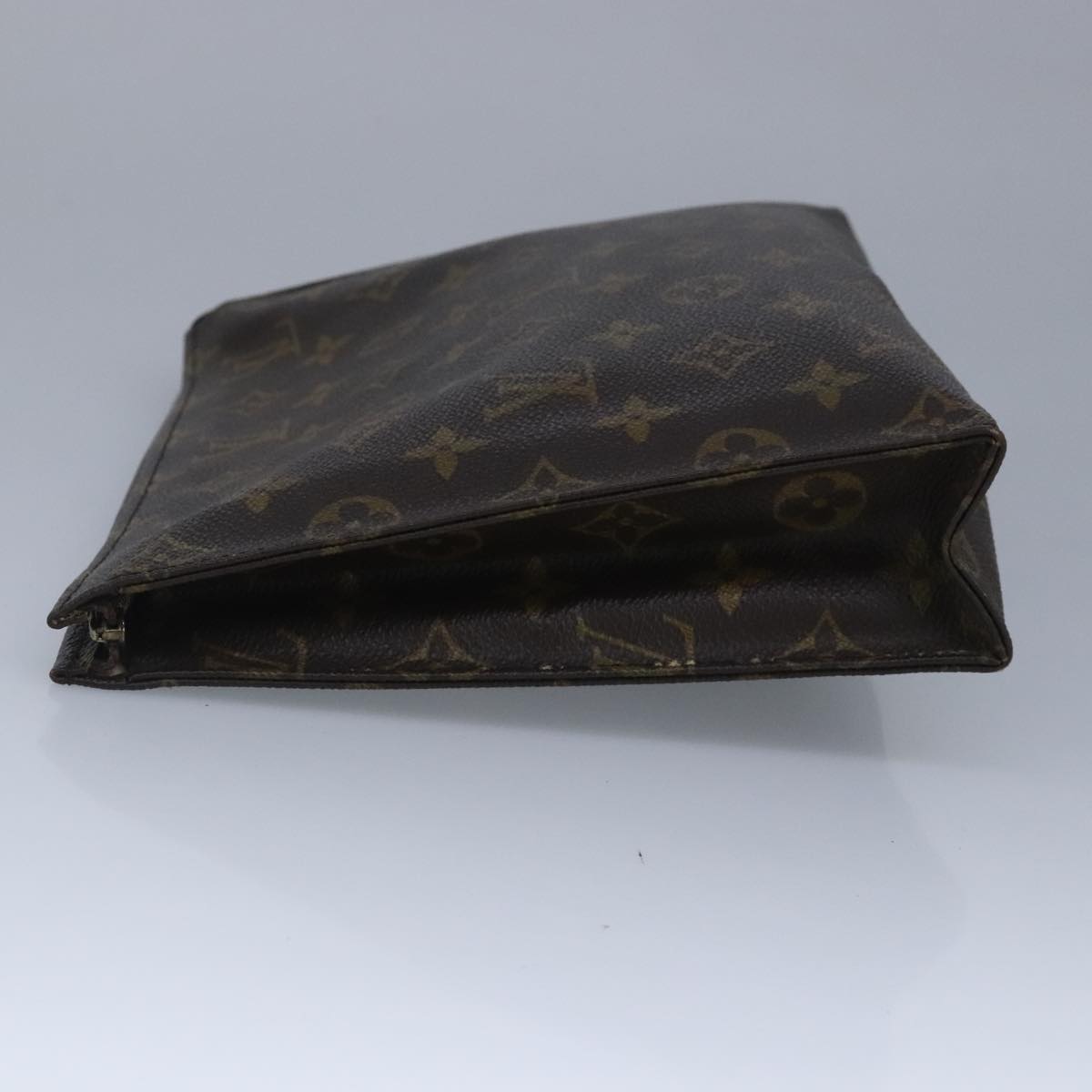 Louis Vuitton Poche Toilette Brown Canvas Wallet  (Pre-Owned)