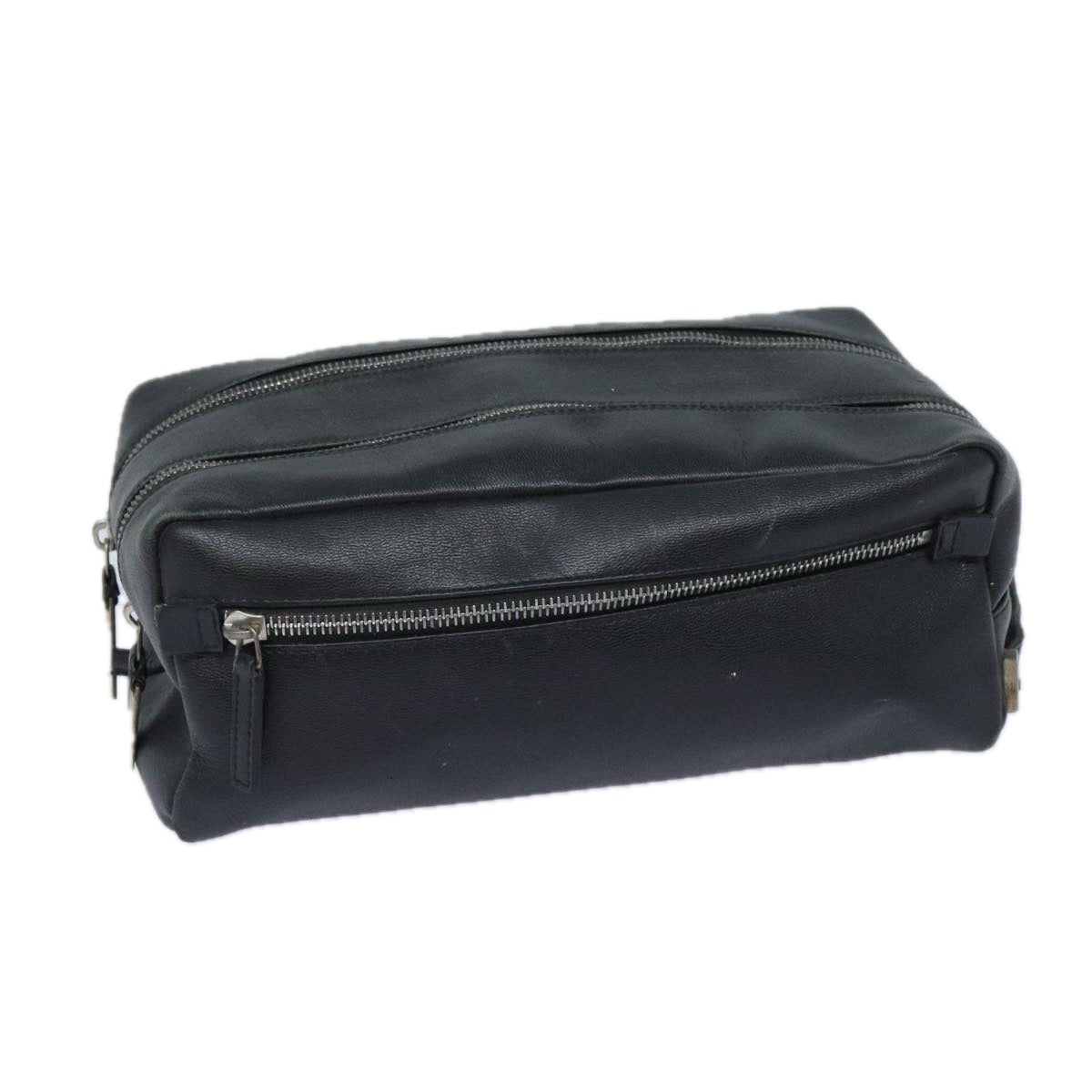 Gucci -- Black Leather Clutch Bag (Pre-Owned)