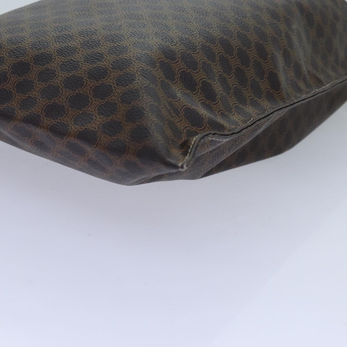 Céline Macadam Brown Canvas Clutch Bag (Pre-Owned)