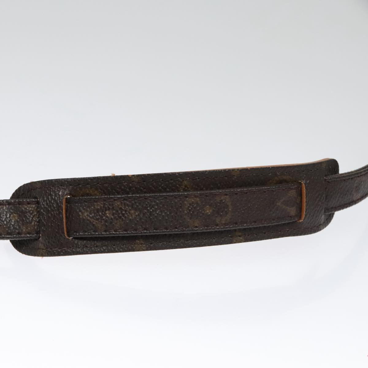 Louis Vuitton Shoulder Strap Brown Canvas Bag Jewelry (Pre-Owned)