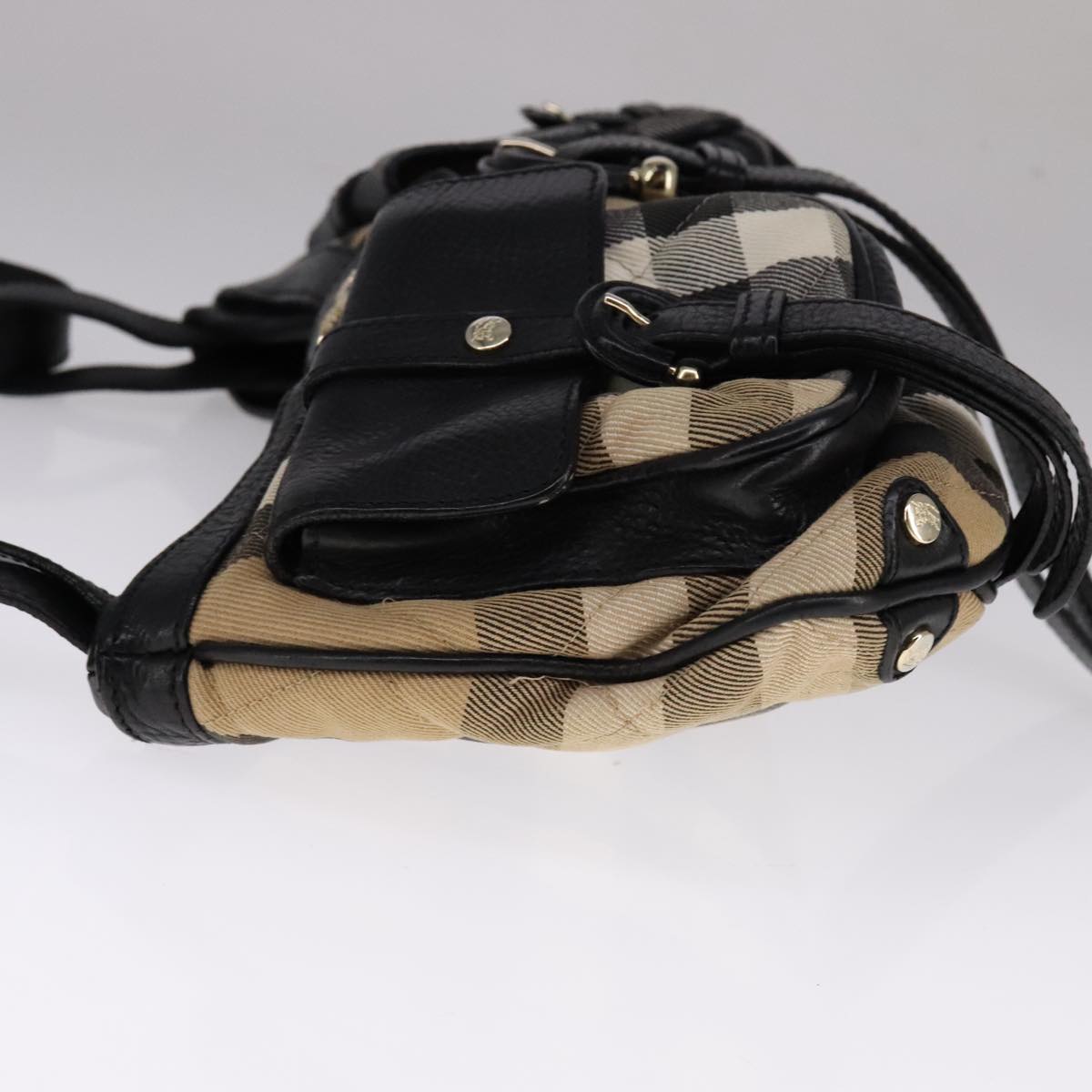 Burberry House Check Multicolour Canvas Shoulder Bag (Pre-Owned)