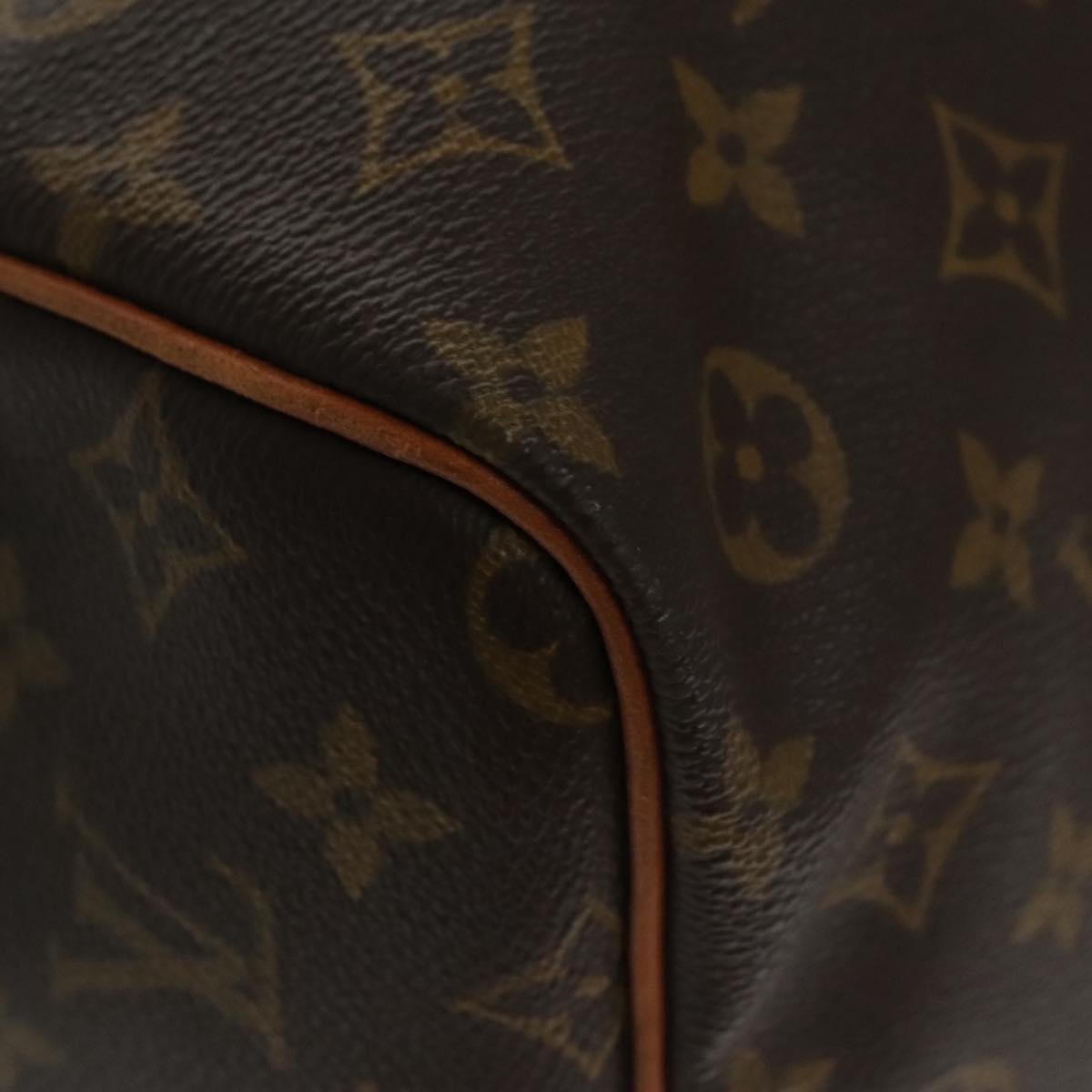 Louis Vuitton Keepall 60 Brown Canvas Travel Bag (Pre-Owned)