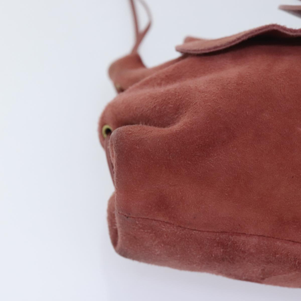 Gucci Red Suede Shoulder Bag (Pre-Owned)