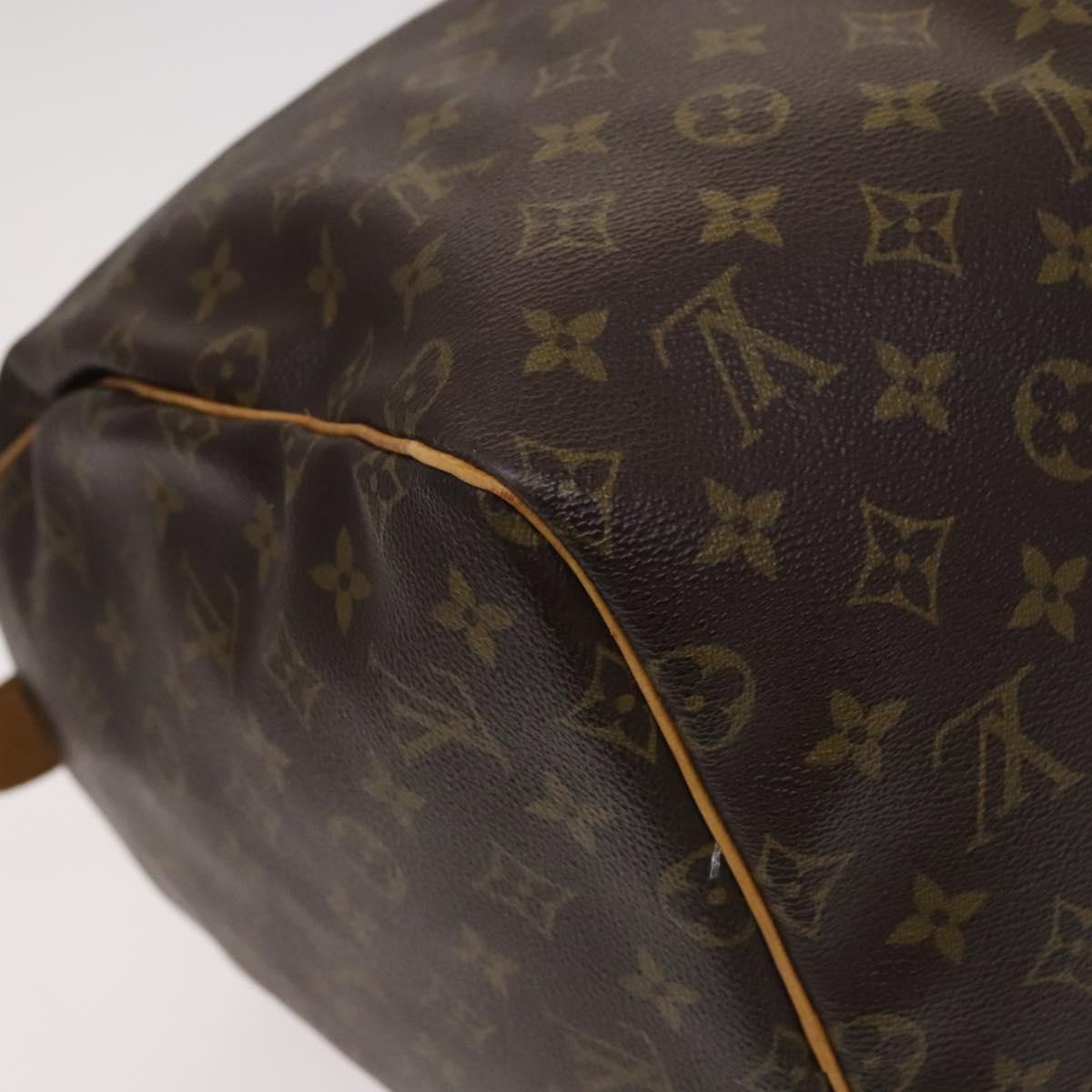 Louis Vuitton Keepall 55 Brown Canvas Travel Bag (Pre-Owned)