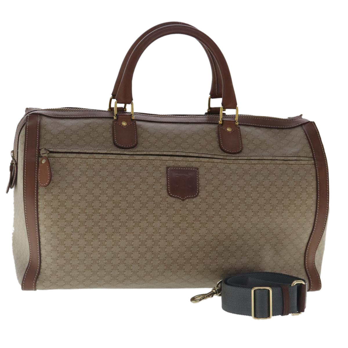 Céline Beige Canvas Travel Bag (Pre-Owned)