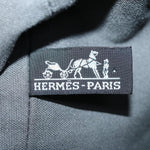 Hermès Grey Canvas Shoulder Bag (Pre-Owned)