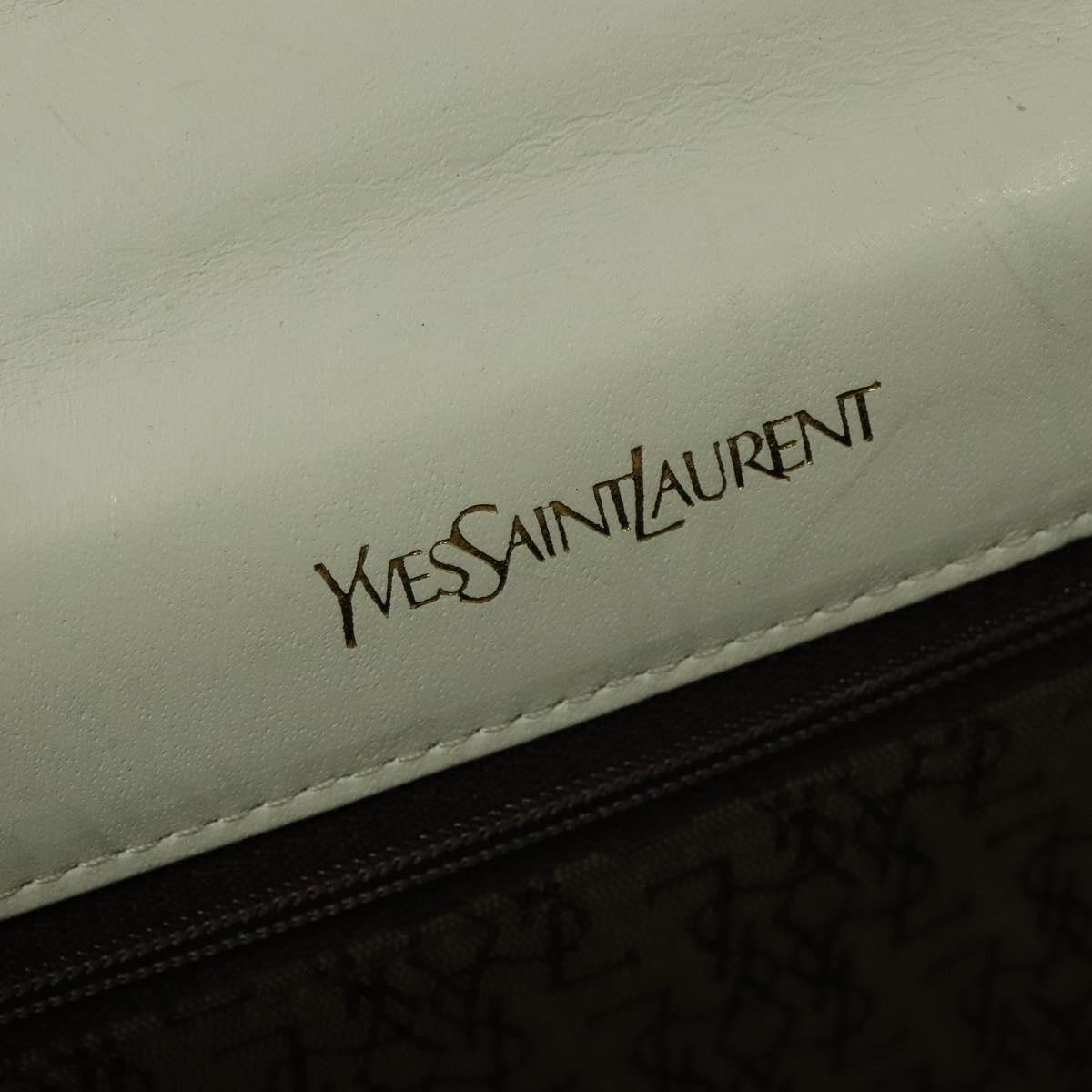Yves Saint Laurent White Leather Handbag (Pre-Owned)