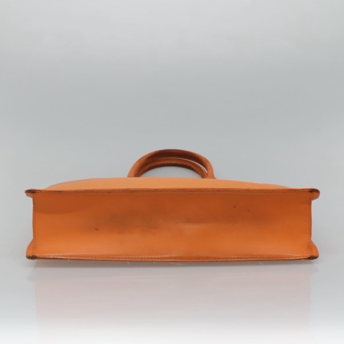 Louis Vuitton Sac Plat Orange Leather Handbag (Pre-Owned)