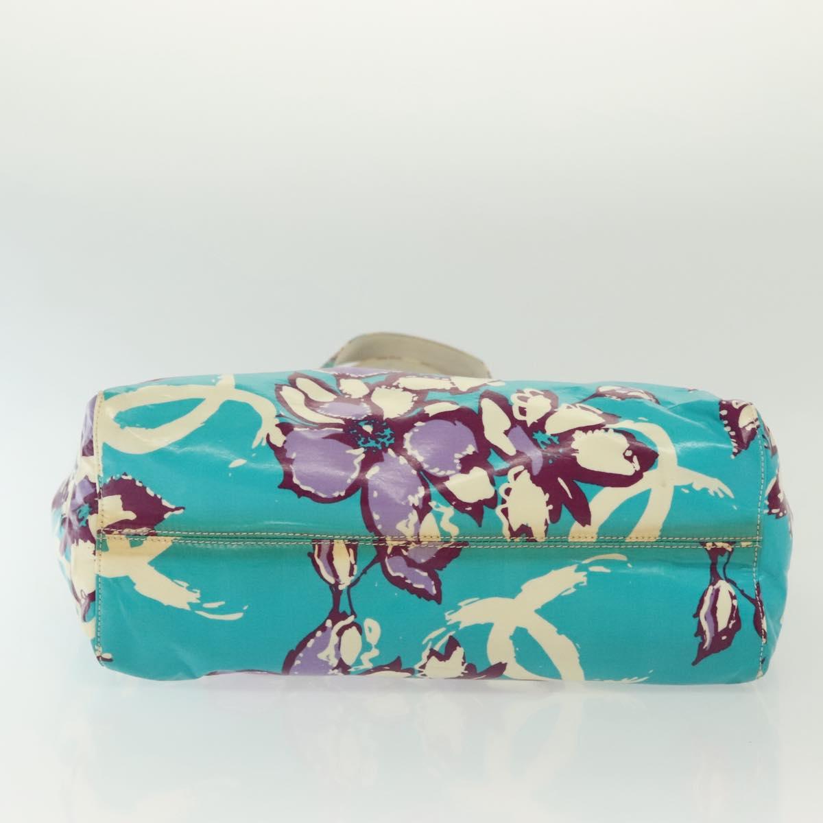 Chanel Blue Vinyl Tote Bag (Pre-Owned)