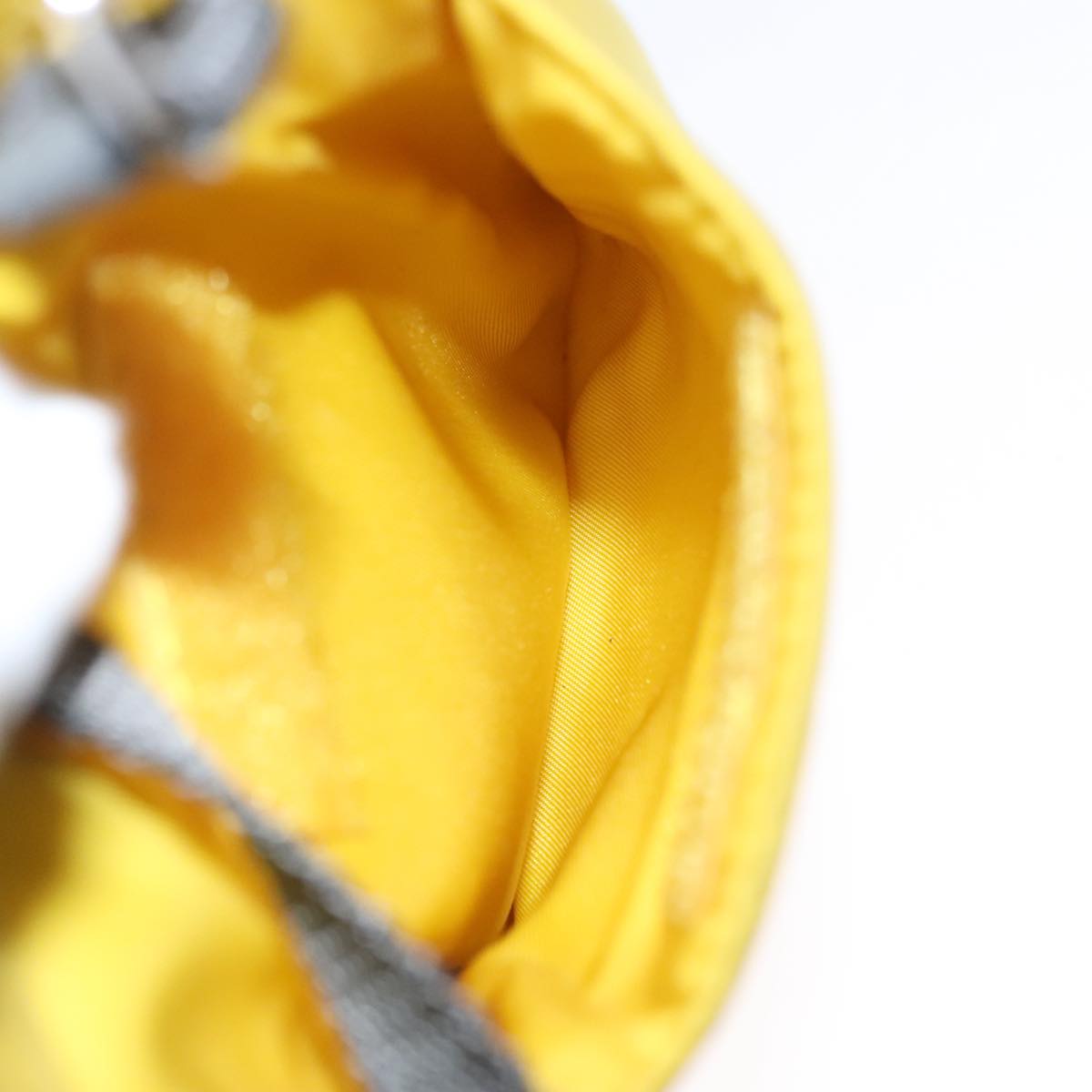 Prada Yellow Synthetic Shoulder Bag (Pre-Owned)