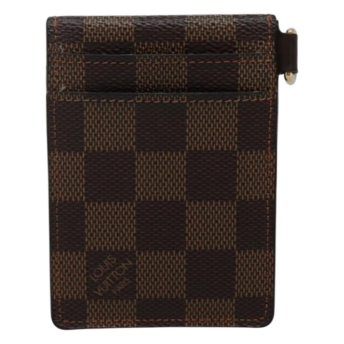 Louis Vuitton Card Case Brown Canvas Wallet  (Pre-Owned)