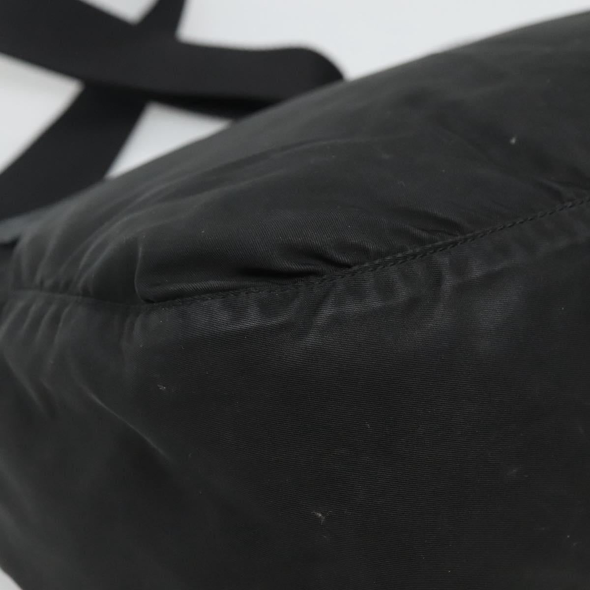Prada Re-Nylon Black Synthetic Shoulder Bag (Pre-Owned)